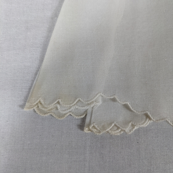 Vintage NEW Baby Dress Slip Sheer 2-Piece Hand Embroidery Hudson's Detroit - Picture 9 of 13
